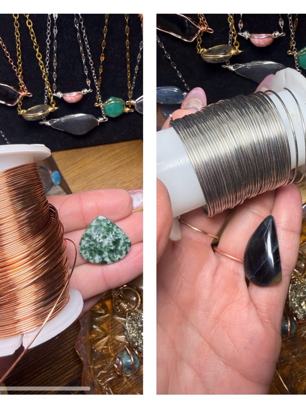 Twisted setting pendant bundle